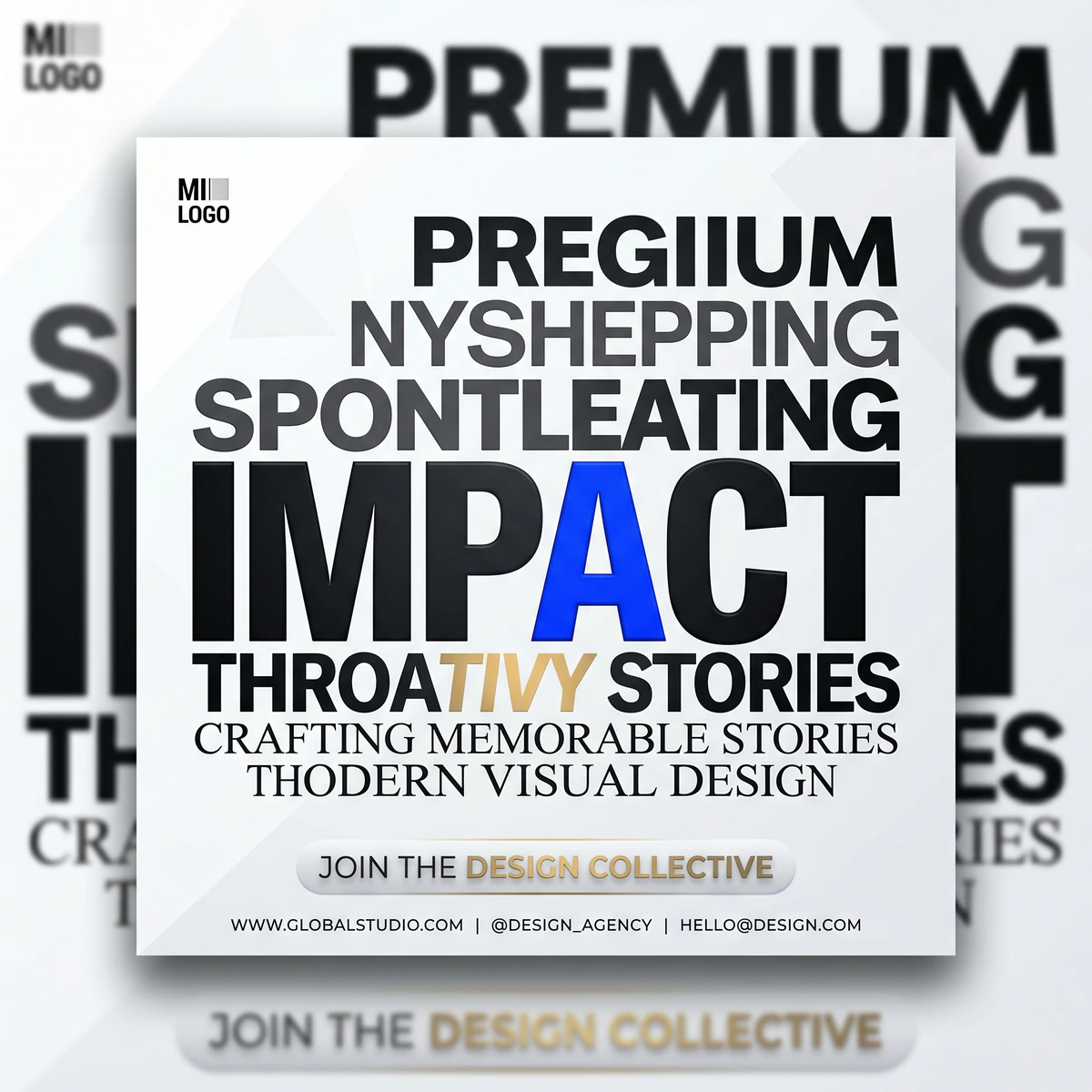Typography-Based poster design style